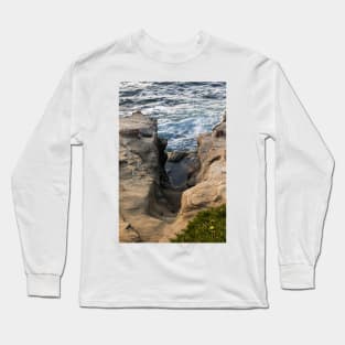 Scenes From Shell Beach In La Jolla - 5 © Long Sleeve T-Shirt